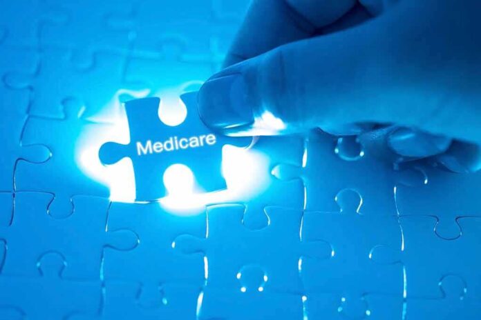 1018157575 featured image Hand holding Medicare puzzle piece over board