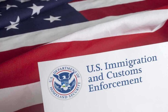 300476921 featured image U.S. Immigration and Customs Enforcement document on flag.