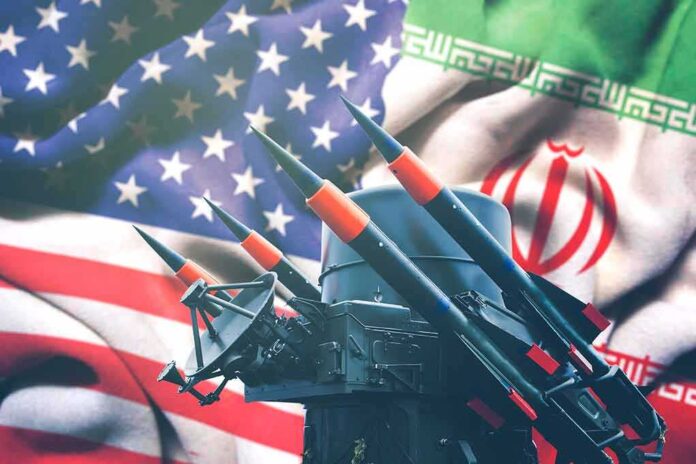 1628170834 featured image Missiles in front of American and Iranian flags