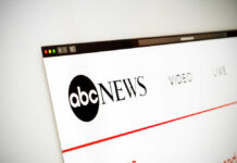 ABC News website on computer browser screen