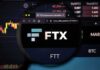 FTX logo displayed on a computer screen