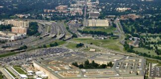 SHOCKING–Lawmakers FIGHT BACK Against Pentagon CUTS Aerial view of the Pentagon surrounded by highways and urban areas