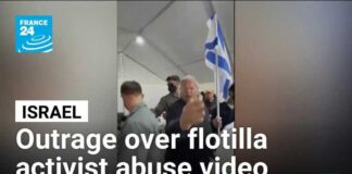 Israeli minister Ben-Gvir's video of Gaza flotilla activists sparks outcry • FRANCE 24 English