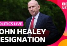 UK Defence Secretary Resigns Over Defence Funding Plan John Healey resigns as defence secretary from Keir Starmer's government | BBC Politics Live
