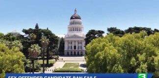 California Senators kill bill barring registered sex offenders from running for public office