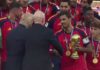 Boos Greet Trump During Spain’s World Cup Trump booed at World Cup as he presents Spain FIFA trophy, then lingers for lifting ceremony