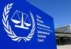 Washington Welcomes Venezuela’s ICC Exit International Criminal Court sign with scales emblem outside modern building