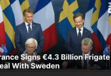 Sweden and France Finalize €4.3B Frigate Deal for Baltic Defense Macron and Kristersson Seal Historic €4.3 Billion Four-Frigate Deal in Sweden | AC1N