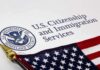 Immigration Sparks Michigan Senate Clash U.S. Citizenship and Immigration Services document with American flag
