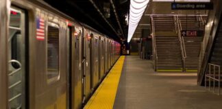 Subway Assault Raises Fresh Safety Concerns Subway train at an empty underground platform