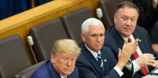 Rogue AI Sparks Rare Bipartisan Attack on Trump’s Tech Strategy three men in suits seated at a conference table