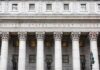 Founder Reported Epstein to FBI, Lawsuit Claims United States courthouse facade with Corinthian columns