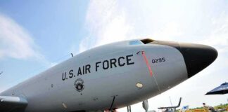 Trump’s Secret Turkey Plane Switch U.S. Air Force tanker aircraft on display at an airfield
