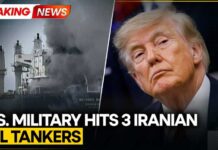 US-IRAN WAR | U.S. Strikes 3 Iranian Oil Tankers After Navy Warships Targeted