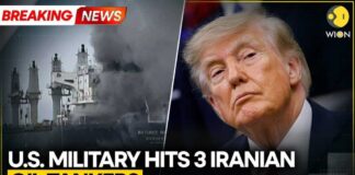 Three Iranian Tankers Hit as Gulf Tensions Rise US-IRAN WAR | U.S. Strikes 3 Iranian Oil Tankers After Navy Warships Targeted