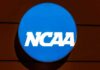 Late-Night Brawl Turns Deadly NCAA logo on a blue circular sign