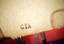 Declassified CIA Brief Warned of Hijacking Plans Close-up of a typewritten document labeled 'CIA'