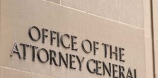 Office of the Attorney General building sign