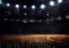 WNBA Finals Teams Skip Anthem Again Basketball court under bright arena lights