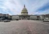 White House Renovations Spark Obama-Trump Feud United States Capitol building with dome under a partly cloudy sky