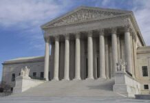 Supreme Court Retirement Sparks Controversy Supreme Court building with grand columns and steps